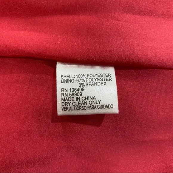 Cremieux Denise Coral Chiffon Maxi Dress Size Medium - Picture 7 of 8